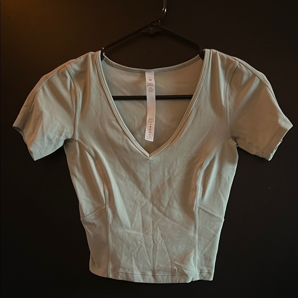 lululemon athletica V-Neck Blouse - Light Green